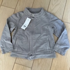 《120 新品》スウェット生地のブルゾン