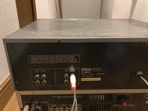YAMAHA　KX-T950 ダブルカセットデッキ　ヤマハ　動作品