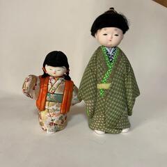 木目込み人形 兄妹 30cm　20cm