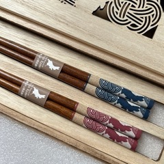 ピーターラビット 桐の箱入り 夫婦箸 新品の画像