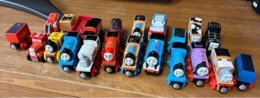 トーマス、モクトレイン、ブリオetc  木のレールおもちゃのセット