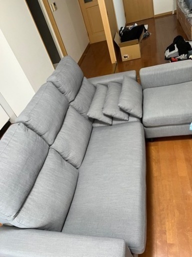 中古0円無料】応接セット ソファ3点セット 3名掛け 1名掛け✕2