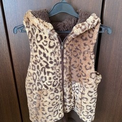 フード耳付き モコモコアウター Mの画像