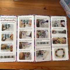 【お値引しました】ルームバンド Loom Band ゴム ブレスレット 工作の画像