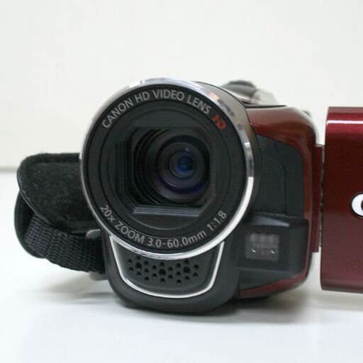 デジタルビデオカメラ Canon iVis HF R10 レッド フルHD対応 239万画素