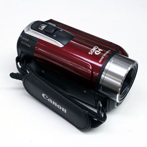 デジタルビデオカメラ Canon iVis HF R10 レッド フルHD対応 239万画素