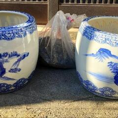 陶磁器製火鉢（瀬戸火鉢）2こ1800円