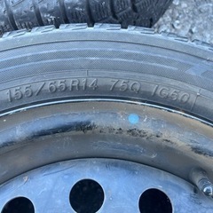 【終了】YOKOHAMA ICEGUARD IG50 155/65R14 2014年製の画像