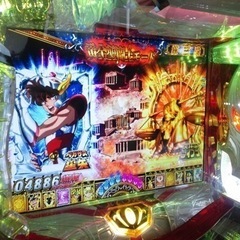 最終値下げ1/31まで中古品　CR聖闘士星矢　黄金　初代パチンコ機の画像