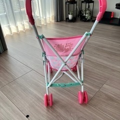 人形用ベビーカー　ミニーちゃんの画像