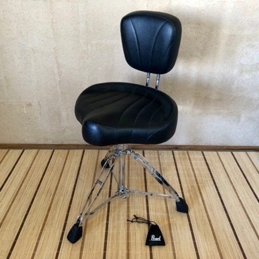 Pearl パール Roadsterドラムスローン(サドル型シート+バックレスト)