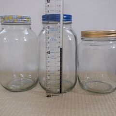 蓋付ビン （中）３個セットの画像