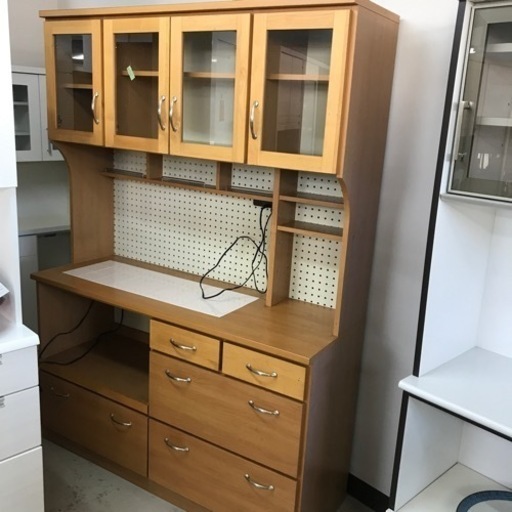 O2401-073 キッチンボード 側面日焼け穴キズ汚れ有り