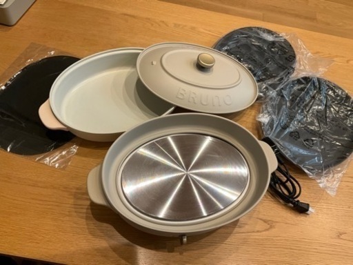 美品　ブルーノ　オーバルホットプレート