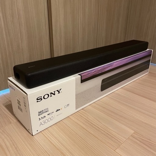 【期間限定値下げ】新品未使用　SONY HT-A3000 BLACK ソニー サウンドバー　ホームスピーカー
