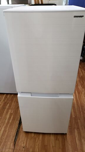 SHARP　2021年製　152L　2ドア冷蔵庫　SJ-D15H-W