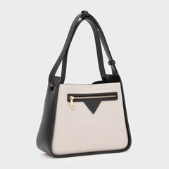 【美品】PLST プラステ　キャンバスコンビ3WAYバッグ