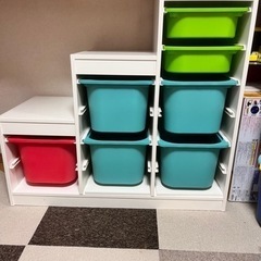 ⭐︎取引き中⭐︎IKEA トロファスト　収納BOX付き