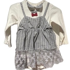 abc une face ワンピース ロンパース