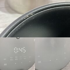 ★LOCABO ロカボ　糖質カット炊飯器　JM-C20E-B　最大炊飯容量:0.9リットル 5合炊き ホワイト★通電確認済★B0DL0103の画像