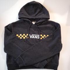 【受け渡し者決定♪】VANS　ブラック　フード付きトレーナー　
