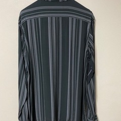 ストライプシャツ　nano universeの画像