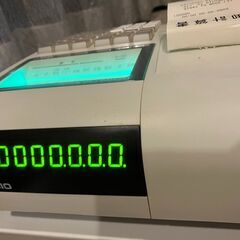 管K-89【愛知県一宮市から】【平日もお渡しできます！】カシオレジスター TE-300 電子レジスタCASIO 部門 鍵付き カシオ計算機株式会社の画像