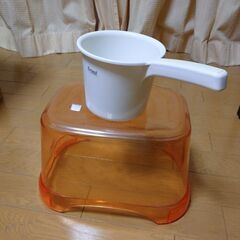 風呂椅子と桶のセット