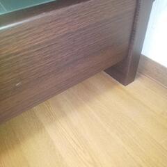 【決まりました】ダブルベッドフレーム　茶色の画像