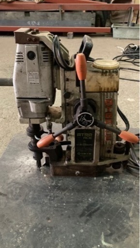 最終値下げ　動作確認済み　おまけ付き　日東　NITTO  電動工具　DIY  マグボール盤　磁気ボール盤　ハンドクラフト　A-35AUTO 新品カーボンブラシ付き　アトラエース　ボール盤　ジェットブローチ付き　穴あけ機