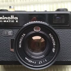 ミノルタ MINOLTA Hi-MATIC E ブラック