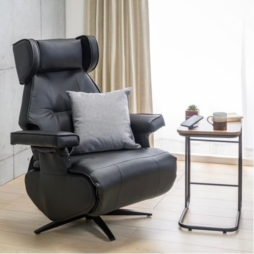 【超美品‼️】定価98,780円♪ ヤマダ電機 電動リクライニングソファ(ブラストサウンド) Bluetoothスピーカー搭載 USBポート付き 合成皮革製ブラック♪