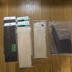 突き板、化粧板(使用途中、未開封品が混在)の画像