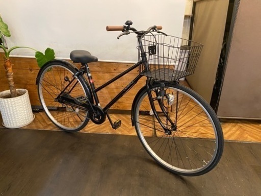 新春 SALE！27インチ　シングルギア自転車　ブラック