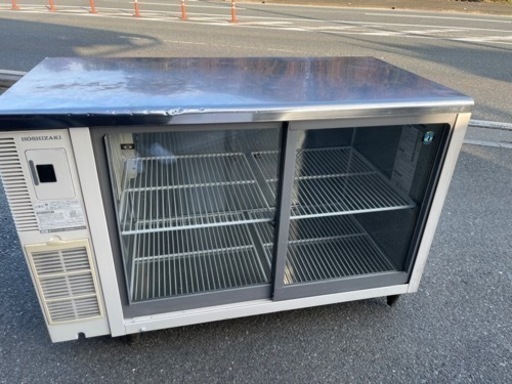 ■中古品 ホシザキテーブル形冷蔵ショーケース RTS-120SNB2 2014年 1200ｘ600ｘ800ｍｍ 動作問題なし■