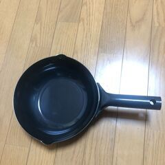 パール金属 極深 炒め鍋 22cm IH対応 鉄フライパン  譲...