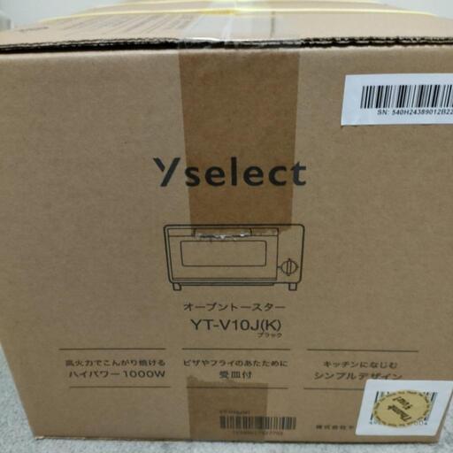 新品未使用品 オーブントースター YT‐V10J ブラック