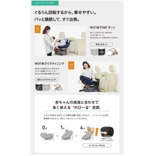 【お値下げ中】コンビ　クルムーヴスマートISOFIXシリーズ