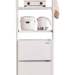 【開封のみ、未使用】台所用メタルラック（アイリスオオヤマ)