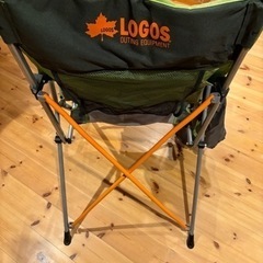 ロゴス折りたたみ椅子　の画像