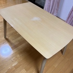 ダイニングテーブル　作業台にも