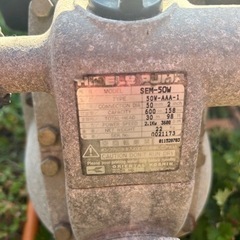工進 エンジンポンプ　三菱エンジン　ハイデルスポンプSEM-50W 水中ポンプ 4馬力の画像