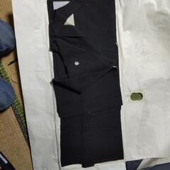 黒地模様  袷紋付き羽織 1/10まで！