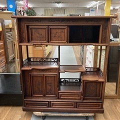 和風アンティーク 飾り棚 茶箪笥 S716 ☆ 茶箪笥 飾り棚 昭和レトロ おしゃれ 和室 高級