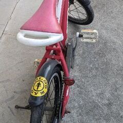 ジャンク、16インチ子供用自転車の画像
