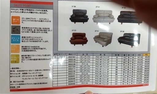 三人掛けソファー&二人掛けソファー　セット売り