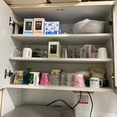 ニトリ　食器棚の画像