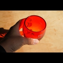 琉球ガラス　※名入り「PD CAFE 2010OKINAWA」の画像