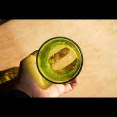 琉球ガラス　※名入り「沖縄工業高校　第60期卒業記念」の画像