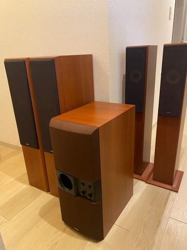 DENON スピーカー　ウーハー　5点セット